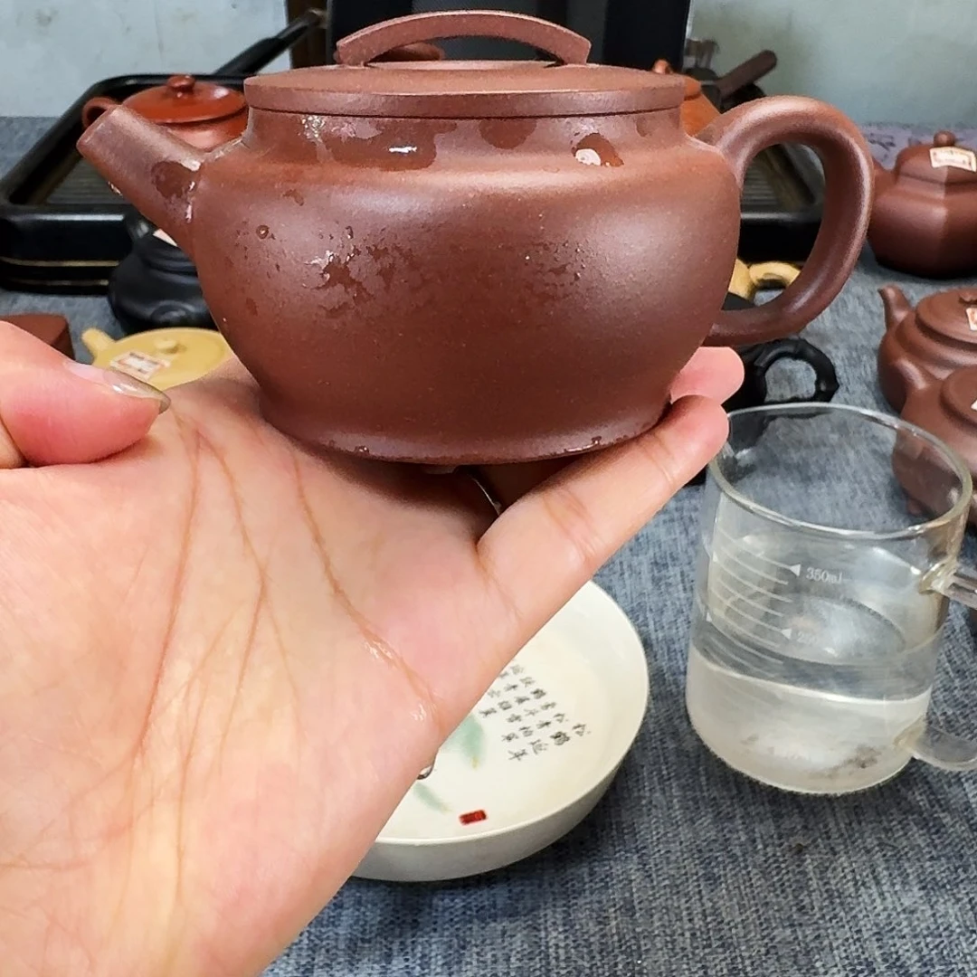 茶壶紫砂半手工紫砂壶汉瓦