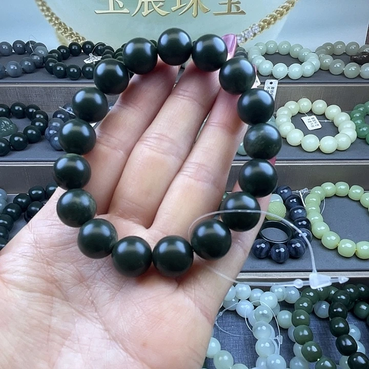 和田玉未镶嵌手链