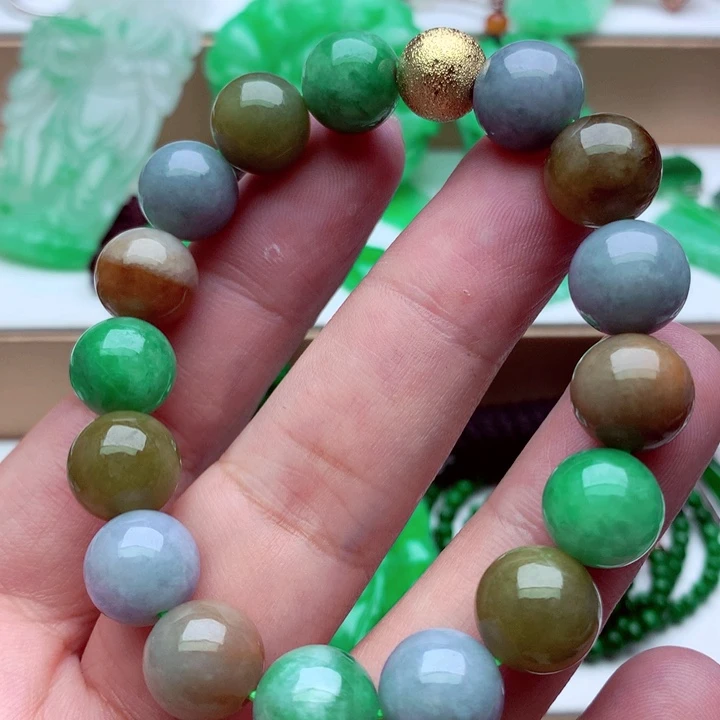 未镶嵌手链翡翠手链