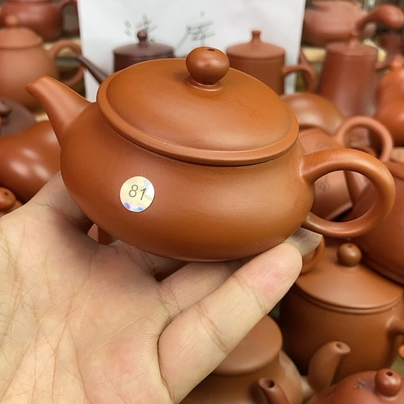 【闪购商品】茶壶朱泥125c c