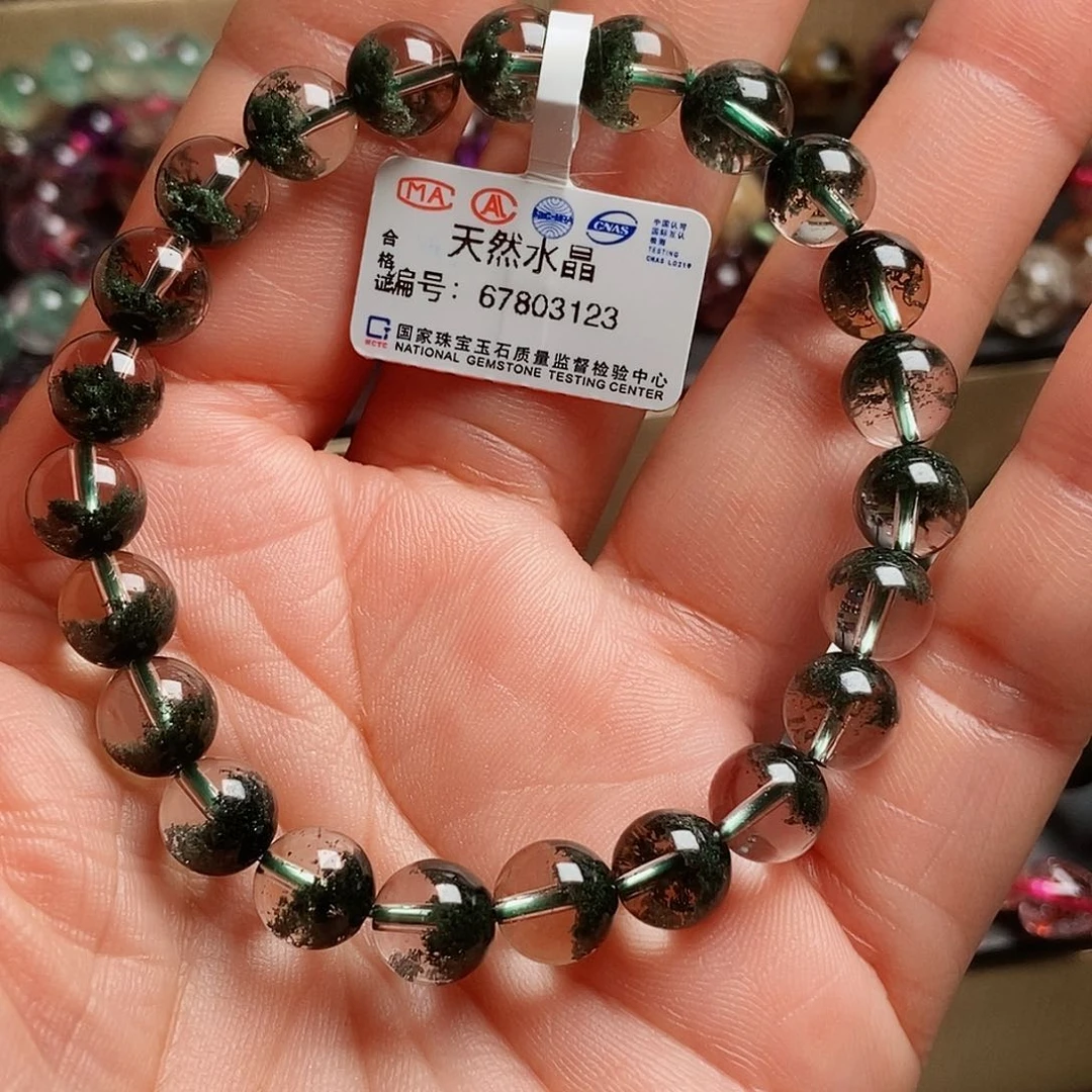 水晶手链未镶嵌绿幽灵8➕