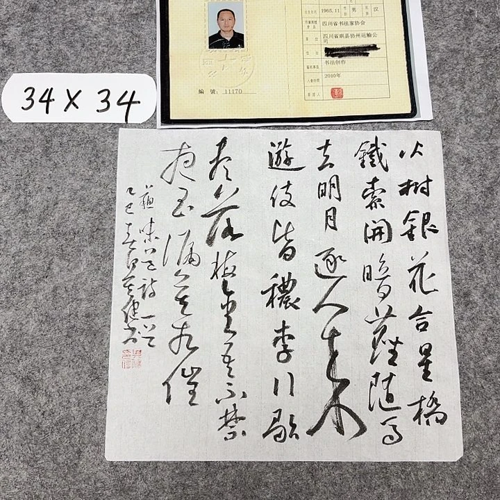 书法中书何其健34+34纯手写