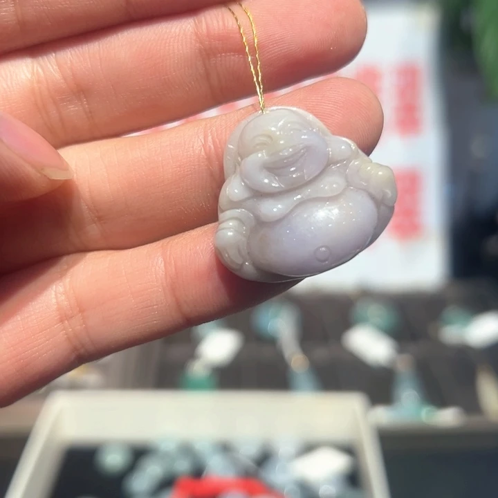 翡翠未镶嵌颈饰缅甸翡翠佛公