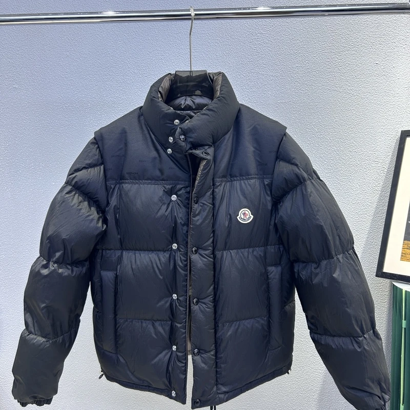 现货Moncler盟可睐 1A00211 VERONE男士双面穿袖子可拆卸羽绒服