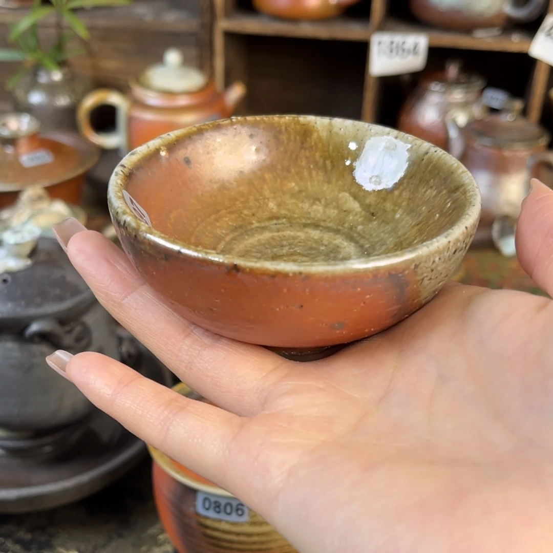 杯芙**哥柴烧茶器主人杯杯