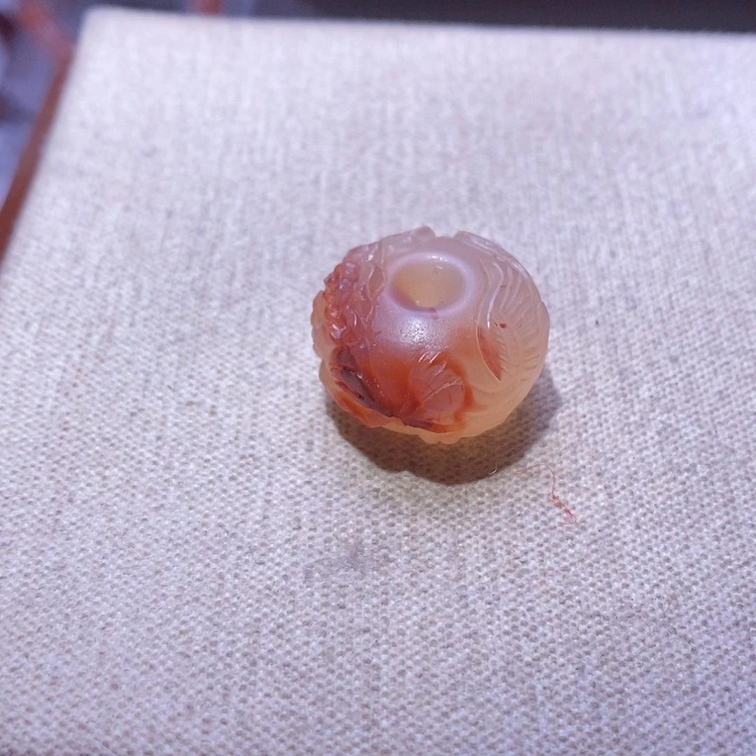 南红玛瑙未镶嵌平安扣