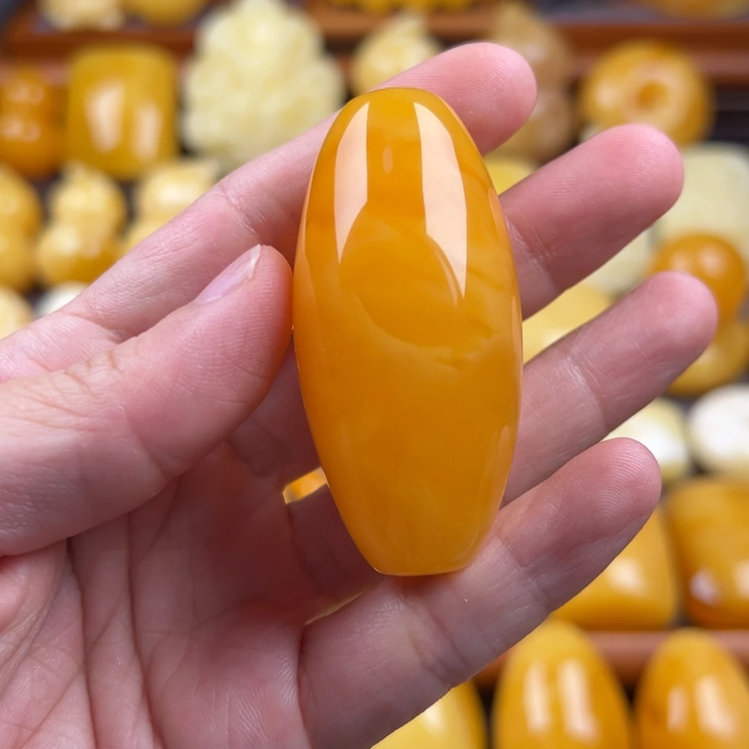 琥珀未镶嵌颈饰纯天然琥珀蜜蜡无优化