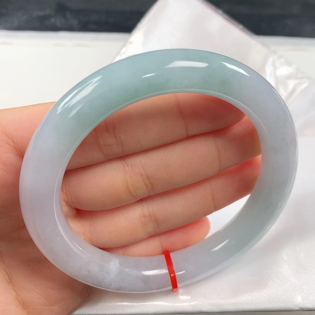 翡翠手镯未镶嵌 圆条⑨⑥