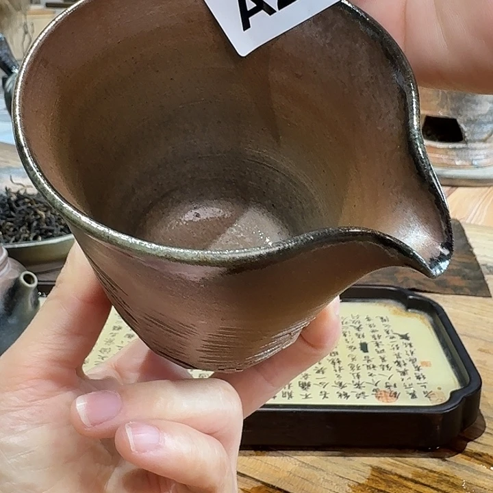 坭兴陶柴烧全手工原矿泥料杯