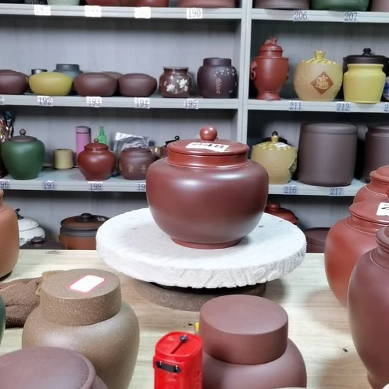 茶叶罐紫砂一斤装吸力罐全手工微瑕处理不退不换248