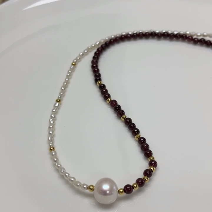 颈饰未镶嵌淡水珍珠2-10mm 1号