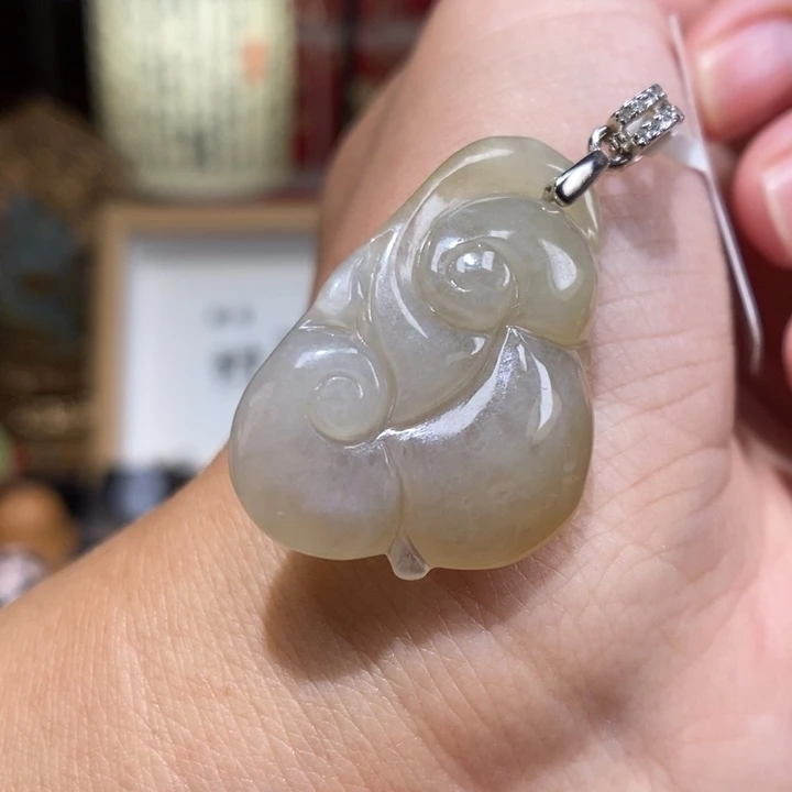 【闪购商品】颈饰银S925镶嵌翡翠15