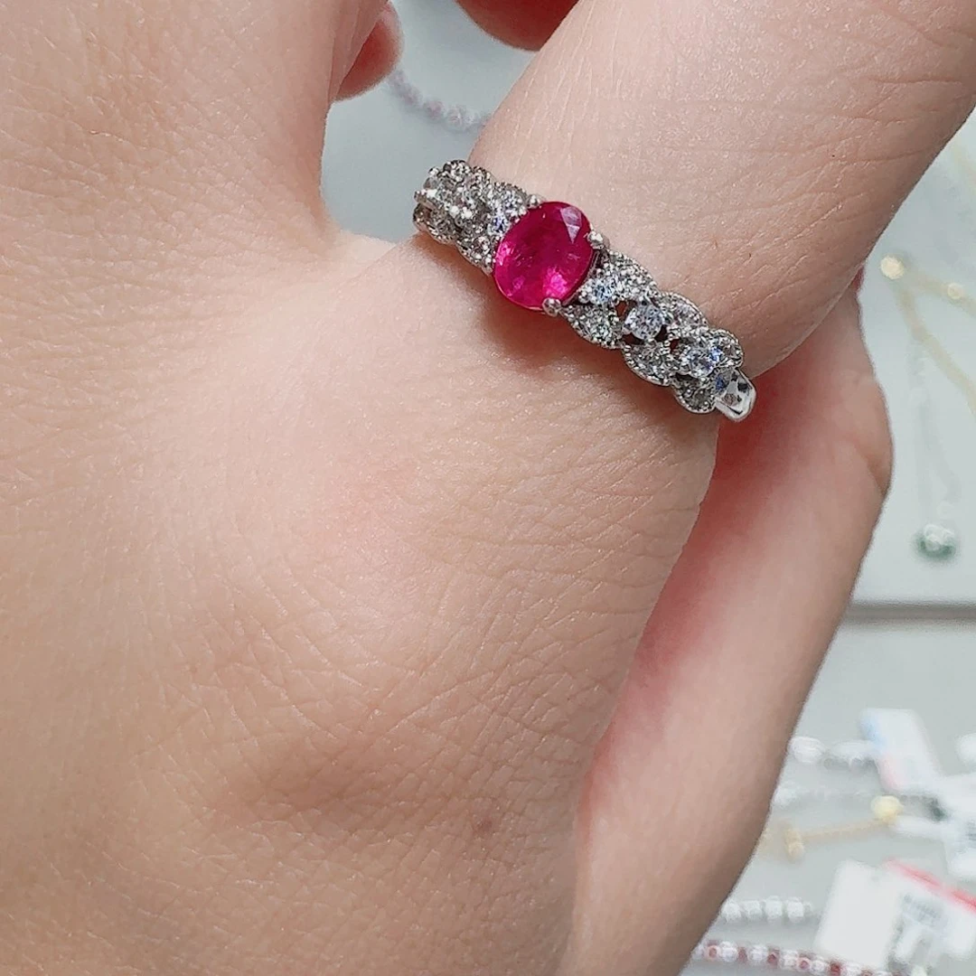 925银合成立方氧化锆戒指