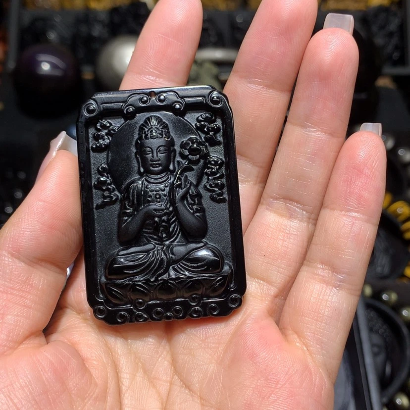 【闪购商品】黑曜岩颈饰未镶嵌周*