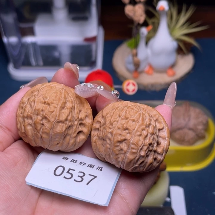 把件文玩核桃南瓜墩40-0537