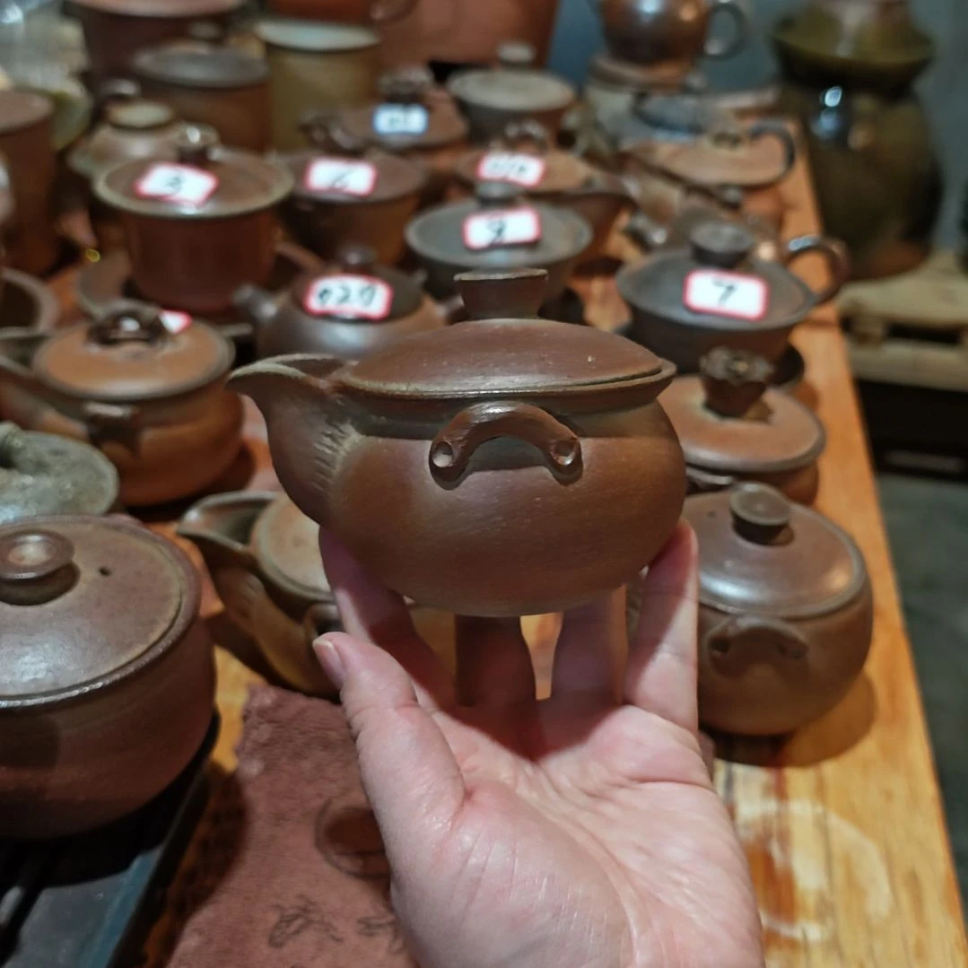 细陶手抓壶细陶手抓壶