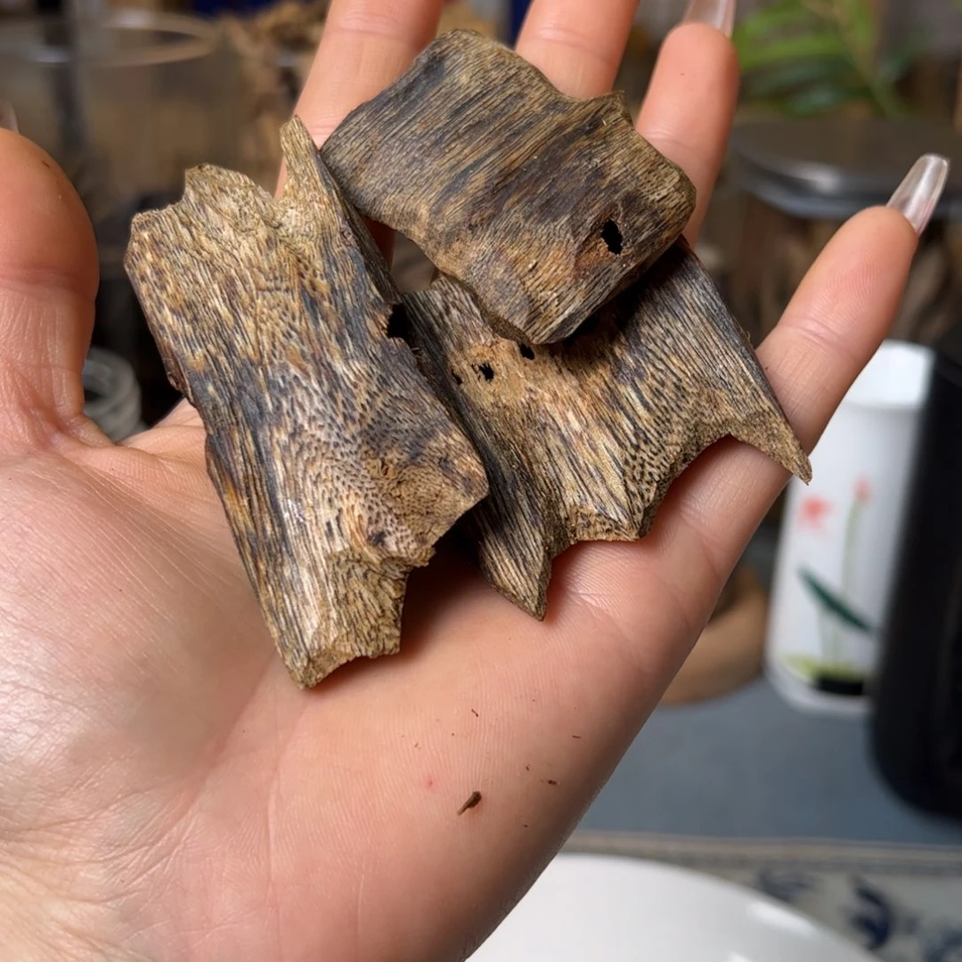 沉香沉香碎屑奇楠张勺子老料31克