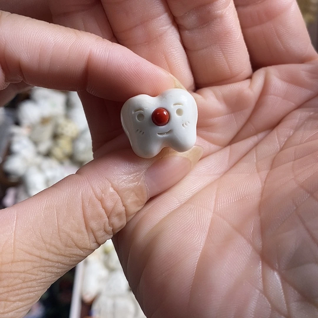 鹿骨把件39号小萌牙不退换