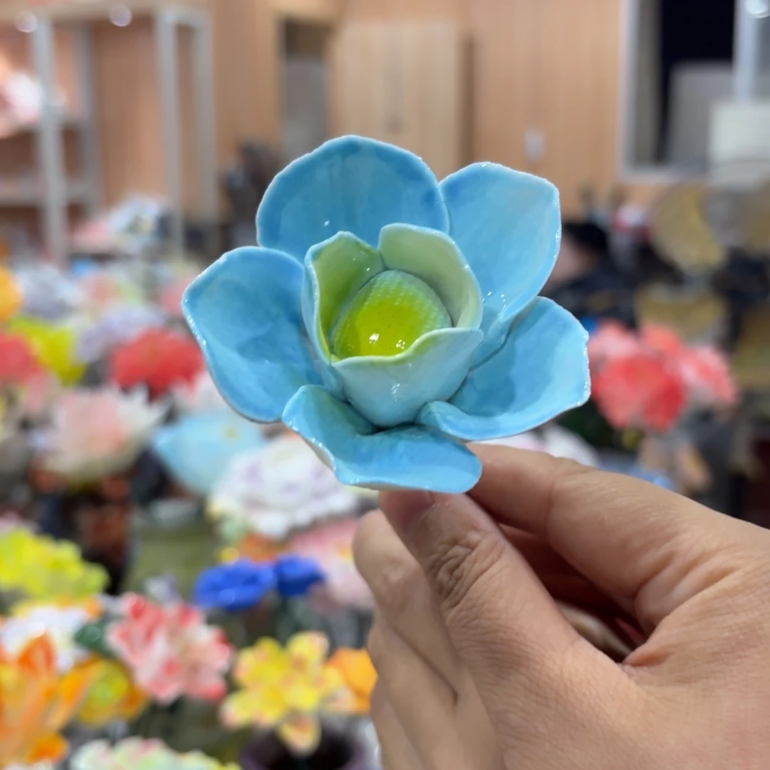 陶瓷花，20元发货，退款拉黑