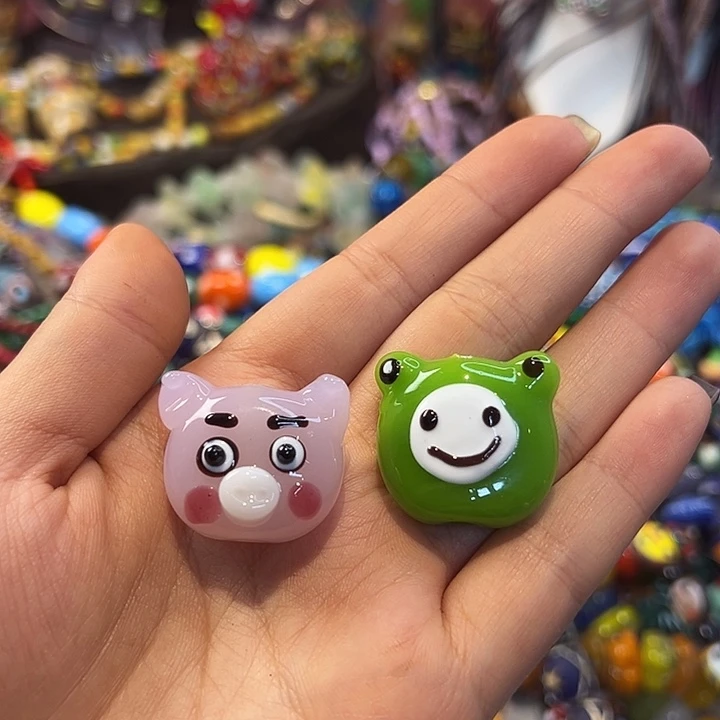 颈饰玻璃琉璃娃娃15一个（25两个）