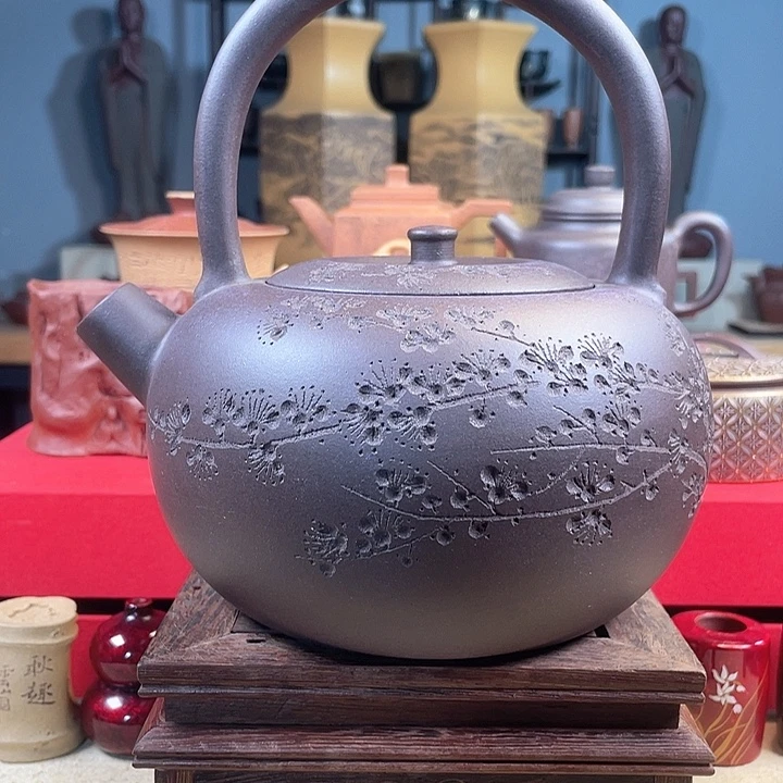 紫砂茶杯紫砂煮水壶微瑕