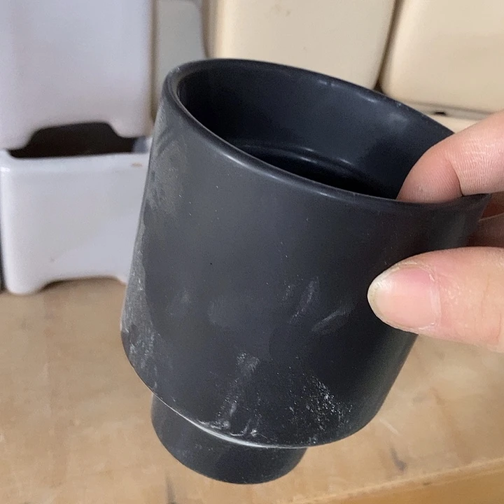 陶摆件陶盆有孔 瑕疵介意勿拍