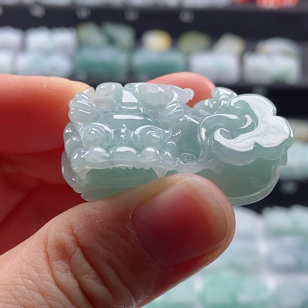 颈饰未镶嵌翡翠翡翠貔貅