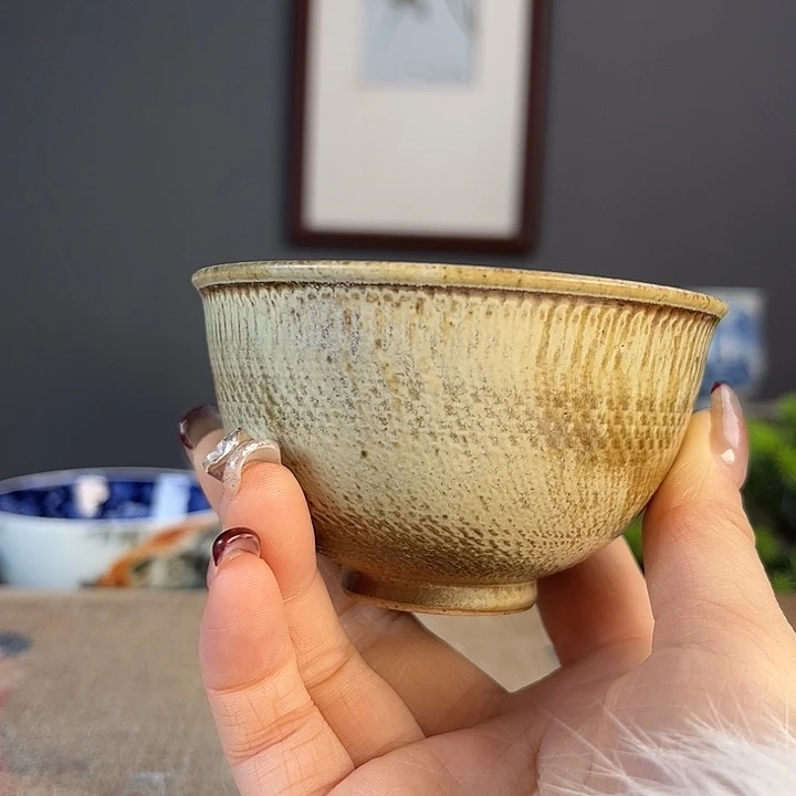 摆件景德柴烧茶杯多人