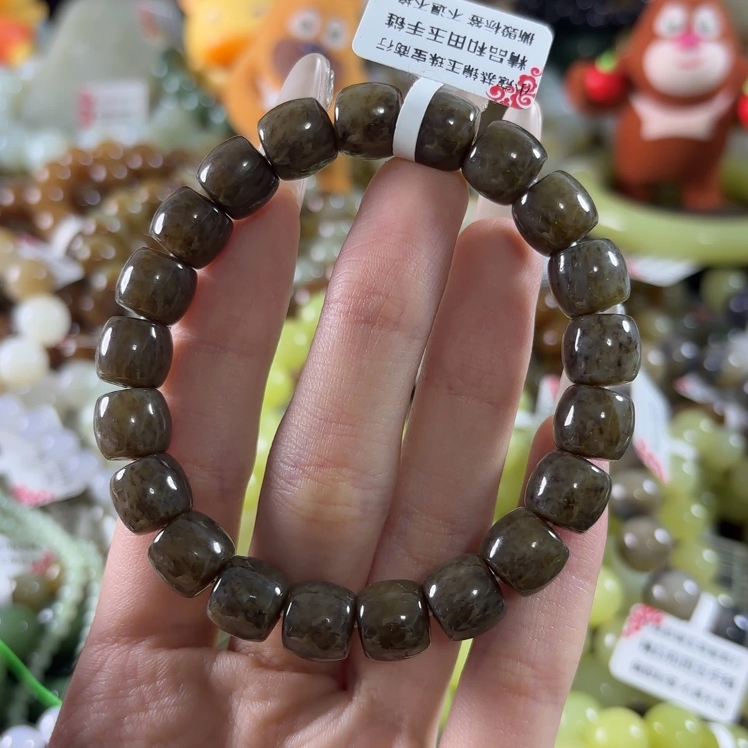 和田玉未镶嵌手链418