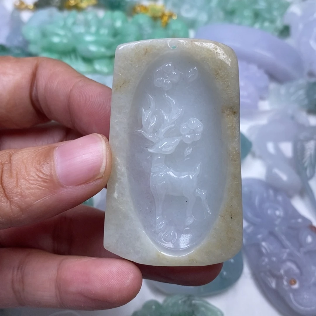 颈饰未镶嵌翡翠翡翠