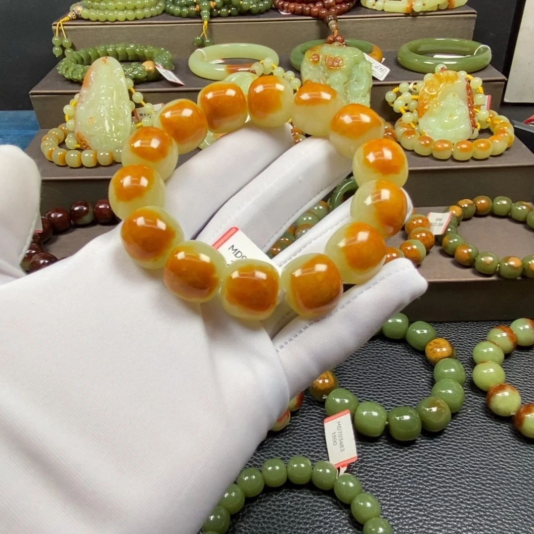 有***说未镶嵌手链透闪石质玉