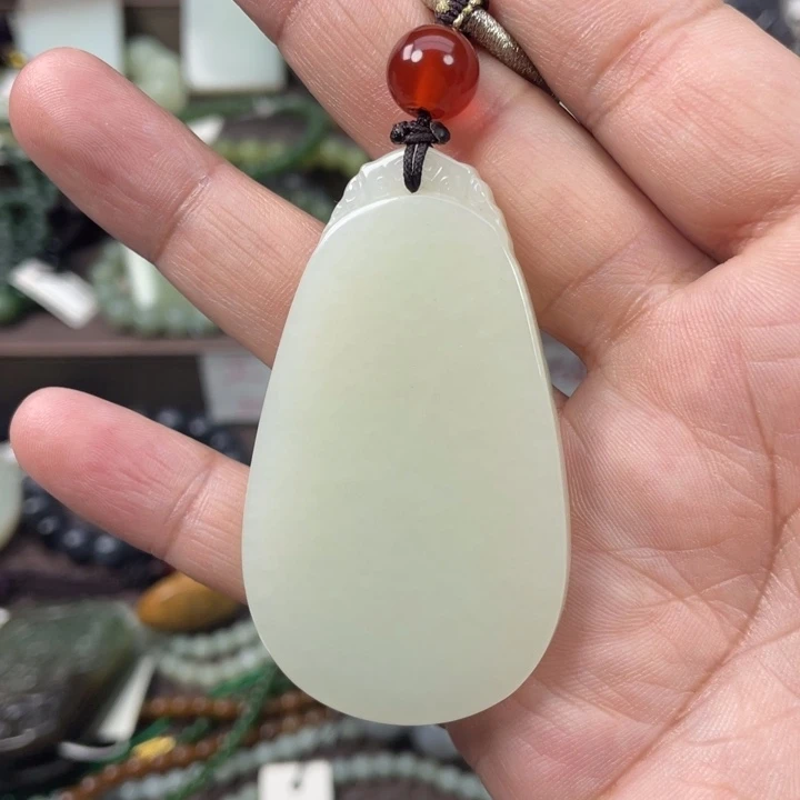 和田玉未镶嵌吊坠(不含链)
