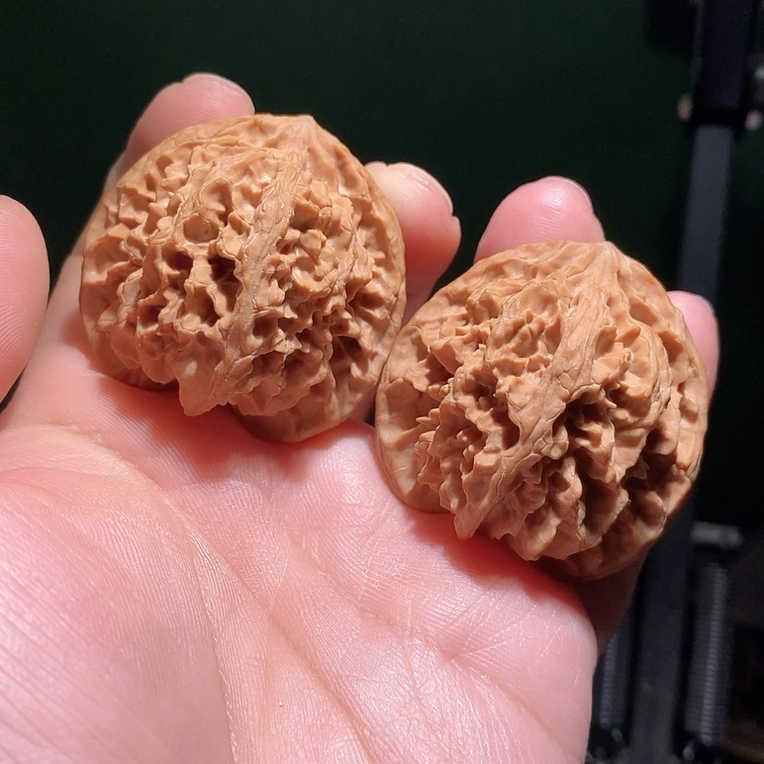 文玩核桃把件43苹果圆全品