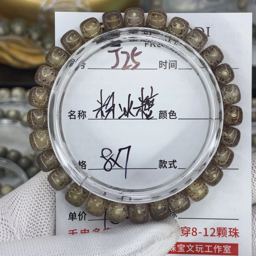 手串星月菩提忘*水J粉冰糖