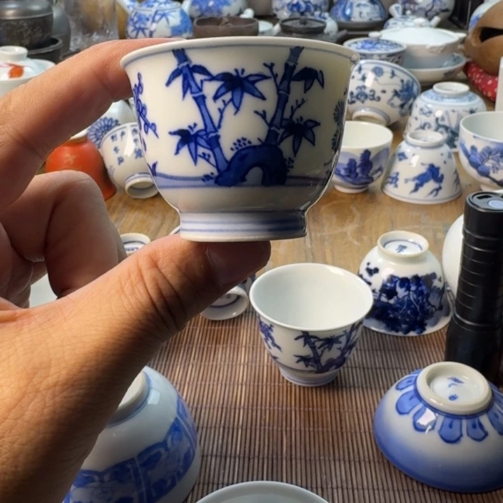 青花瓷器杯子茶器