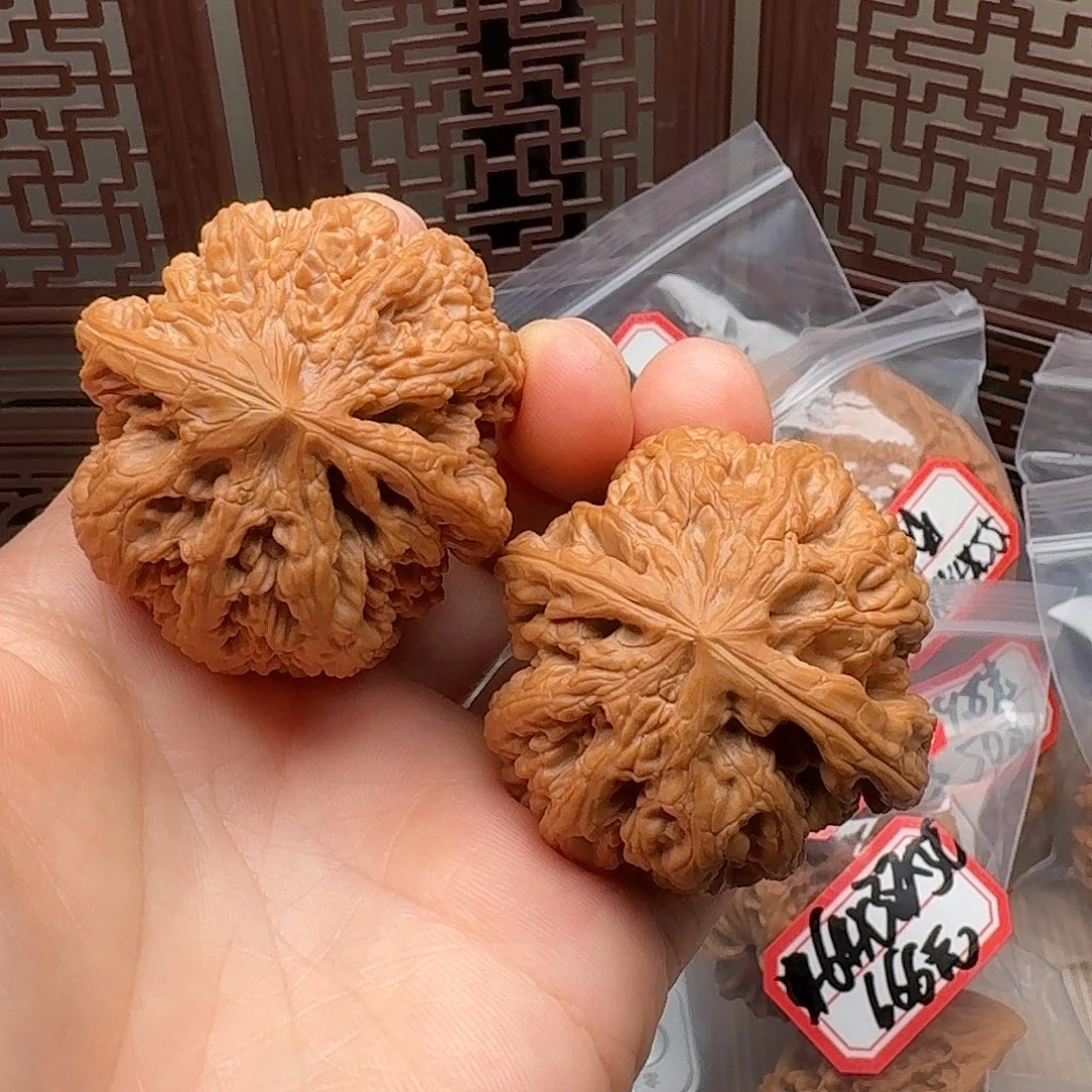 文玩核桃把件大粗筋