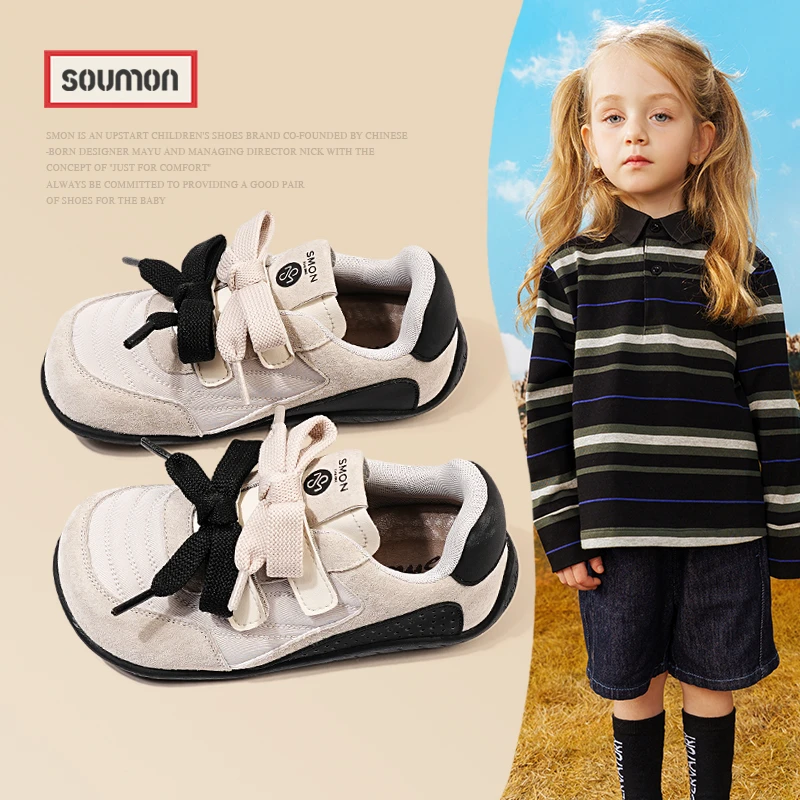 特价SMON儿童运动鞋2025春秋新款女童鞋子小童休闲板鞋宝宝软底单