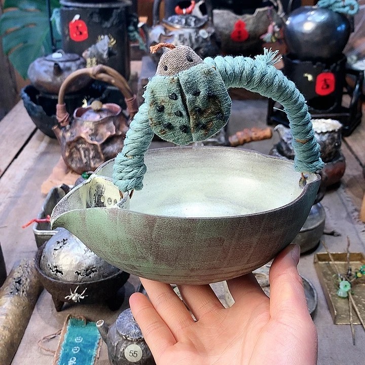 特价福利 手工陶提梁 650cc