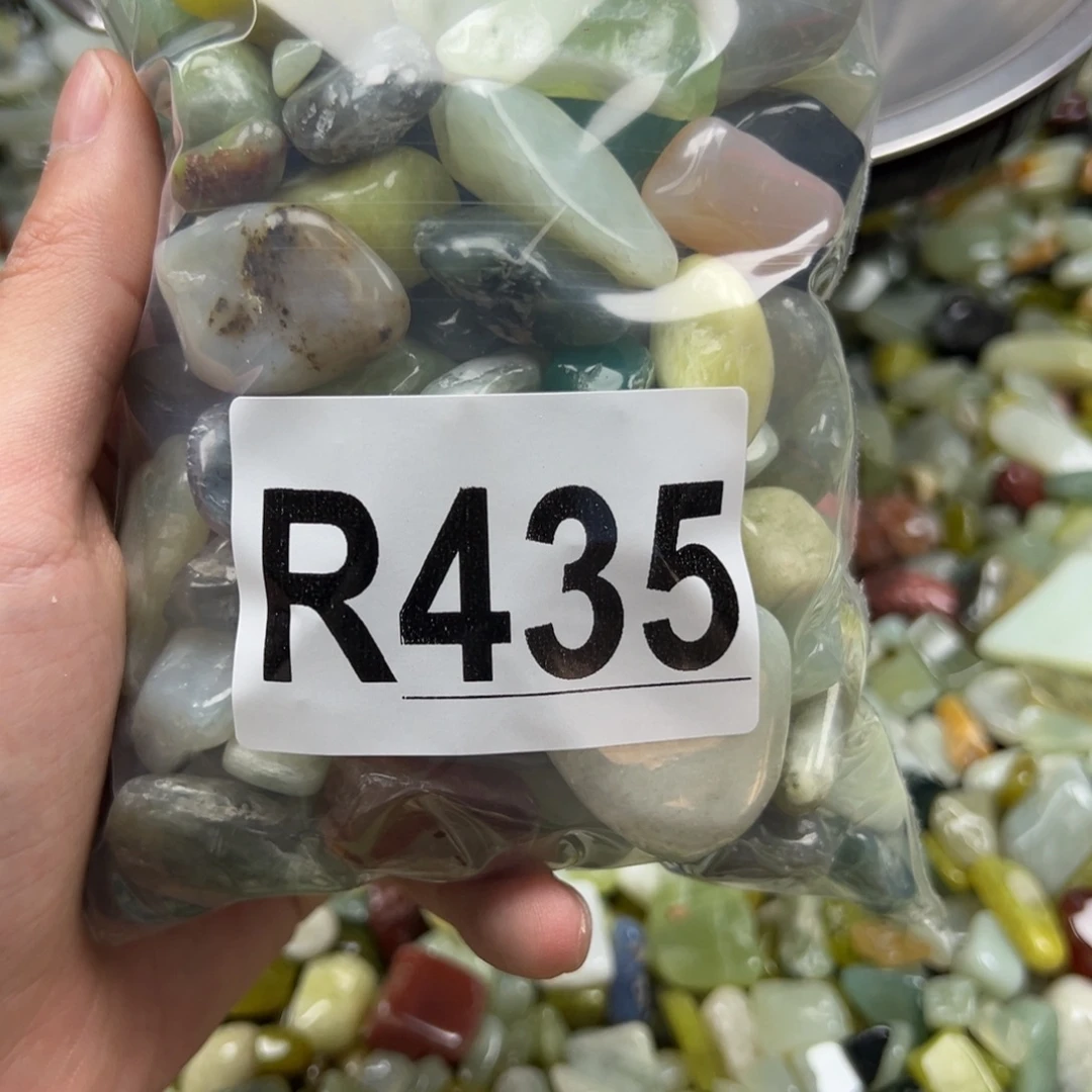 岫玉未镶嵌鱼缸石