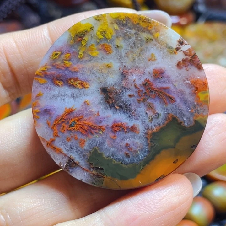 玛瑙/玉髓战国红吊坠未镶嵌双***匠