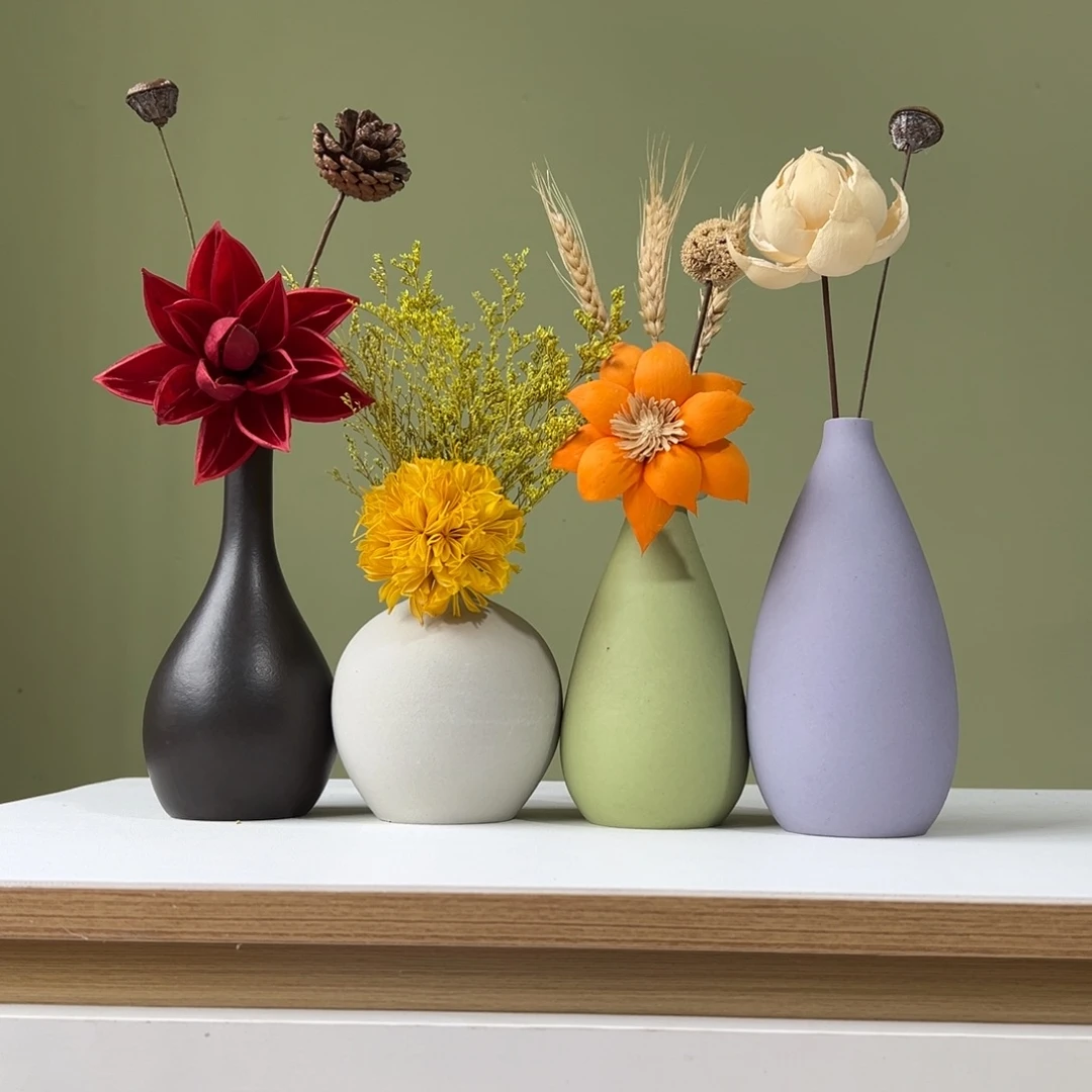 瓶花瓶带花高度20-30厘米左右