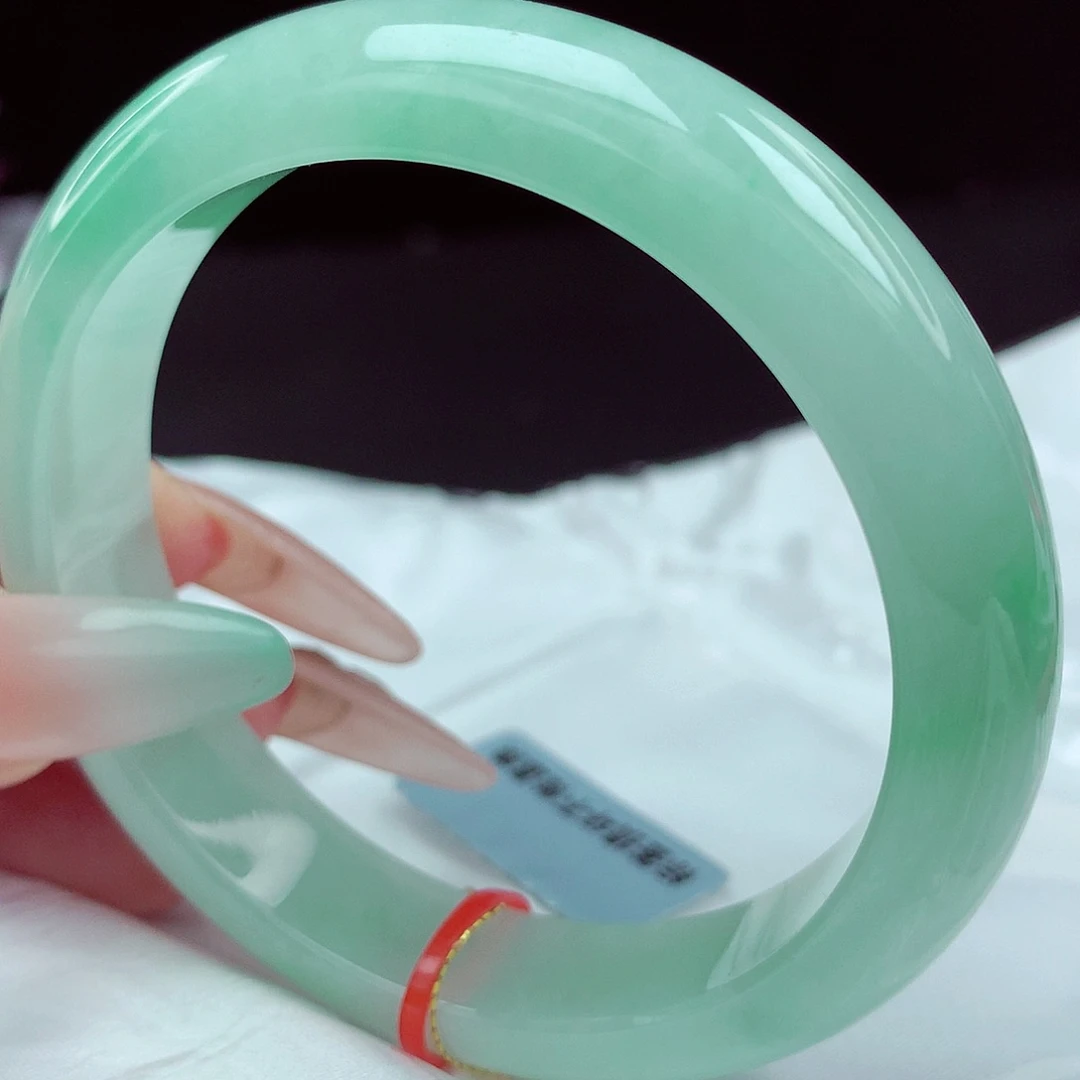 翡翠未镶嵌手镯57圈413