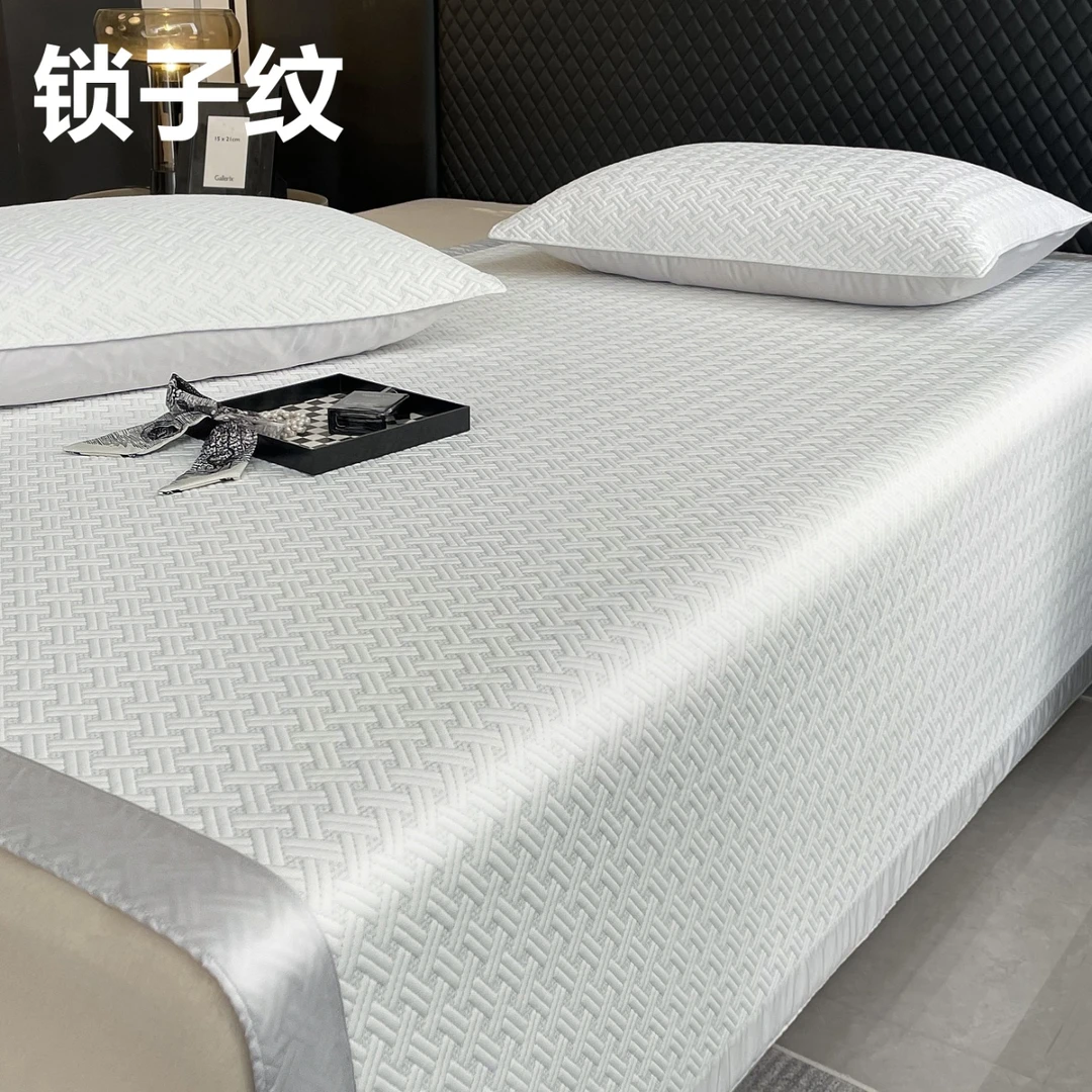 韩国PE银丝凉席抗菌防螨可机洗水洗凉感空调席夏天专用软凉席