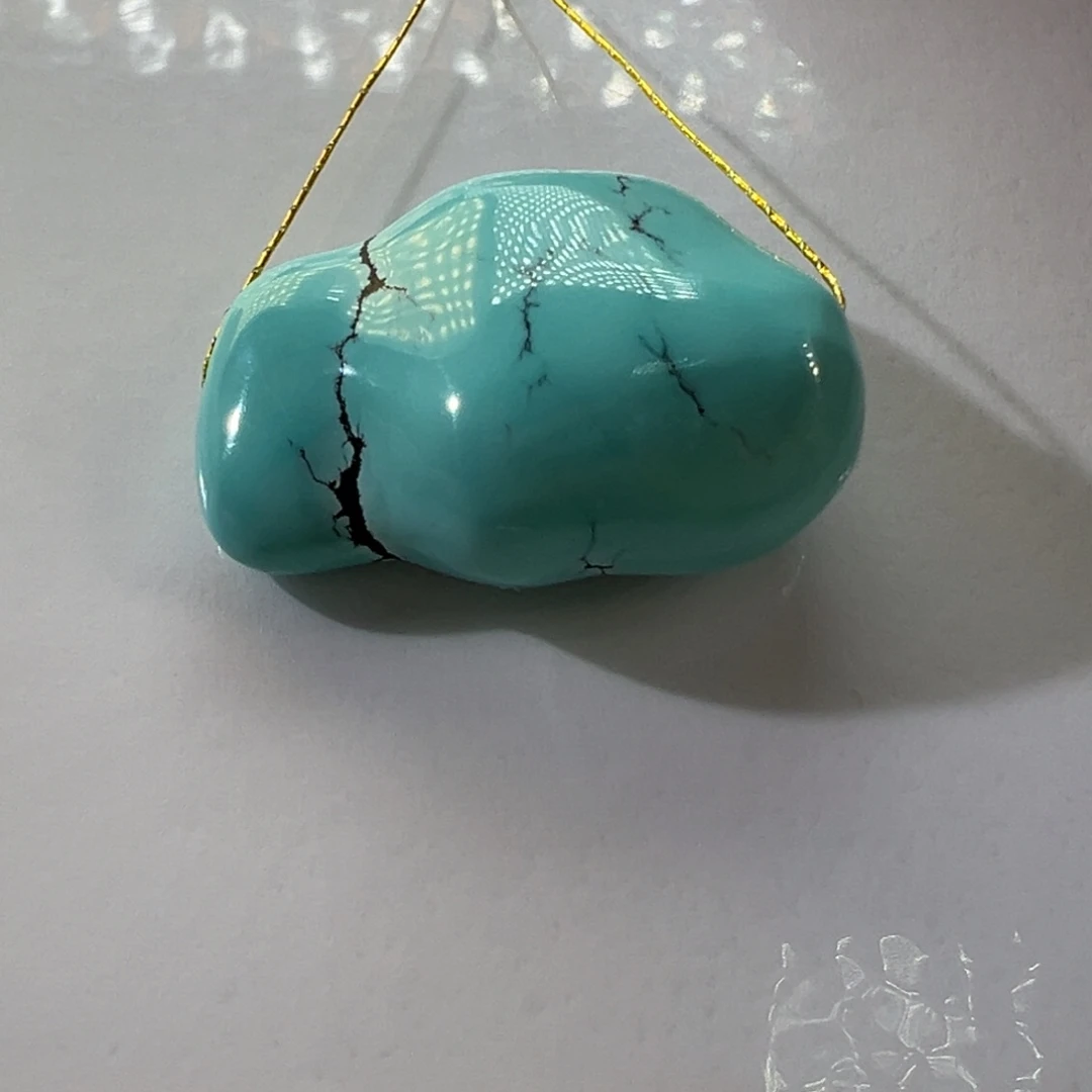 绿松石未镶嵌挂件