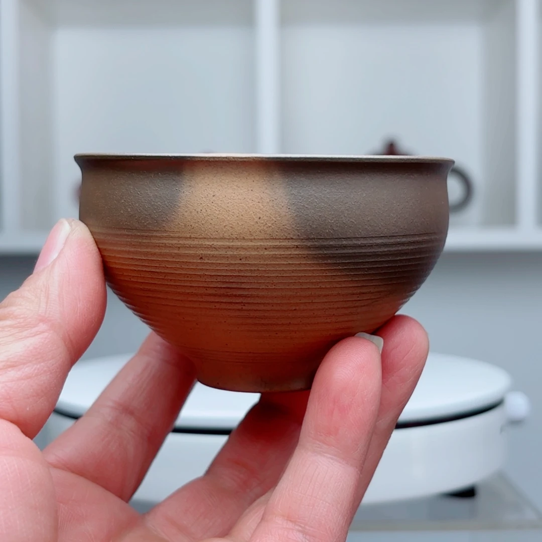 茶壶紫砂龙窑柴烧紫砂杯150cc