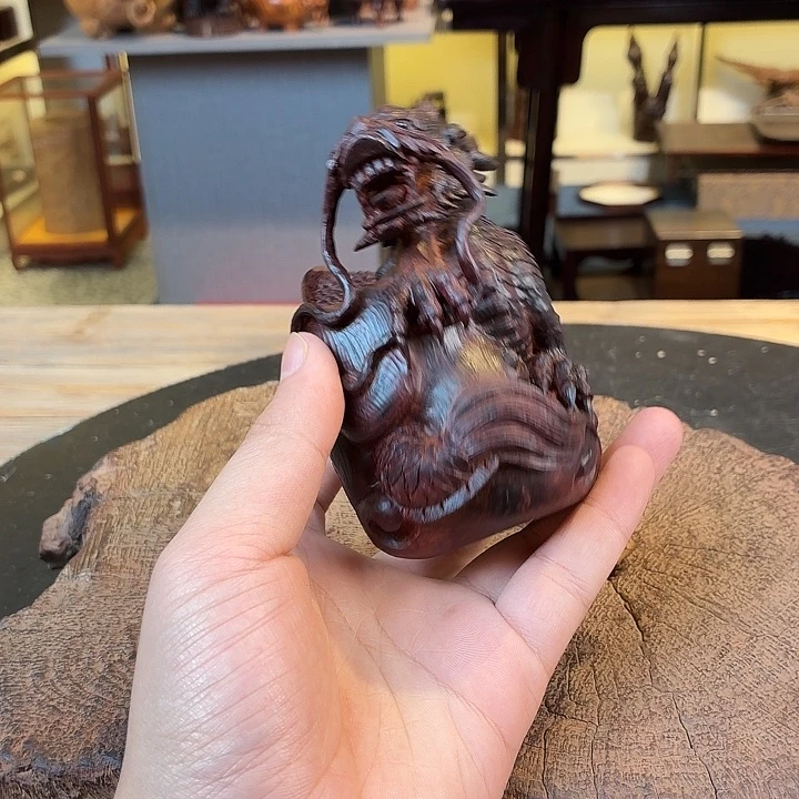 无***月紫檀木类端景台紫檀