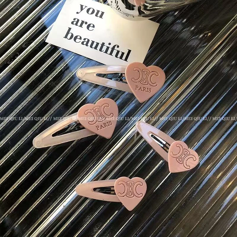 韩版韩式女发夹复古发卡头饰原创设计BB夹一字夹高级感精致bb夹