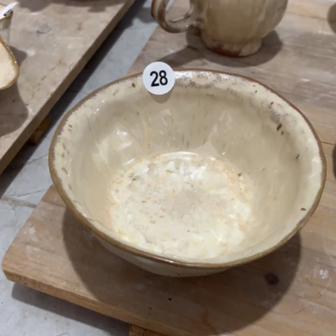 叶***子碗手工手捏咖啡杯壶承