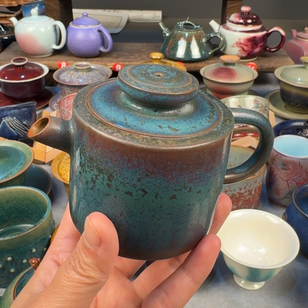 陶摆件钧瓷单杯钧瓷单杯钧瓷