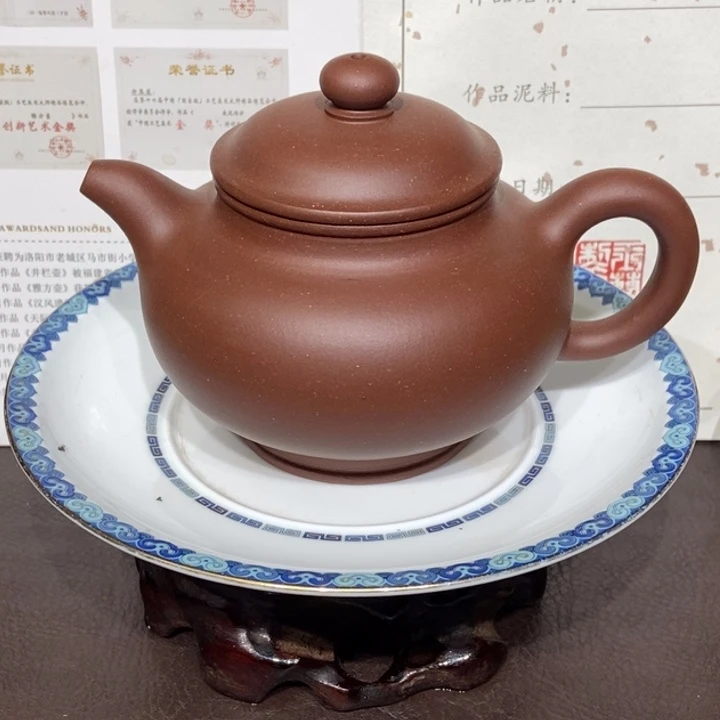 茶壶紫砂全手底槽清260容量